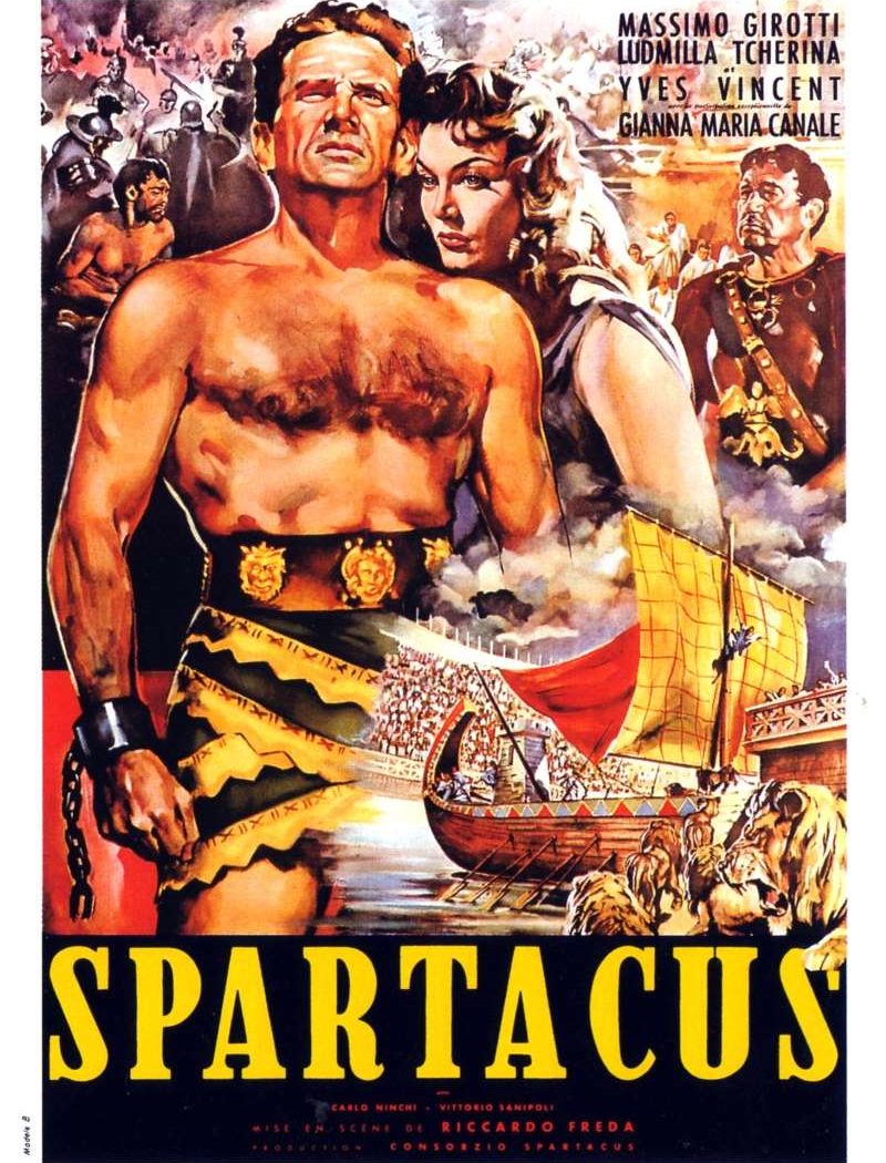 Spartacus, affiche du film de 1953