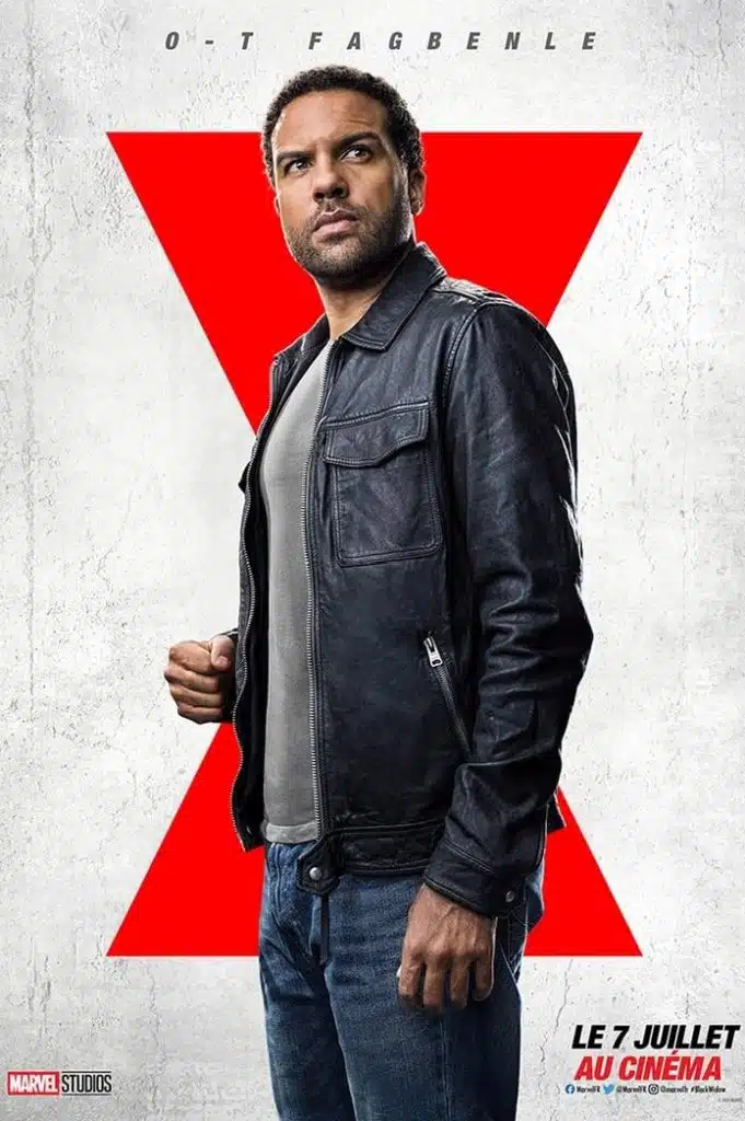 Black Widow, affiche personnage d'O-T Fagbenle