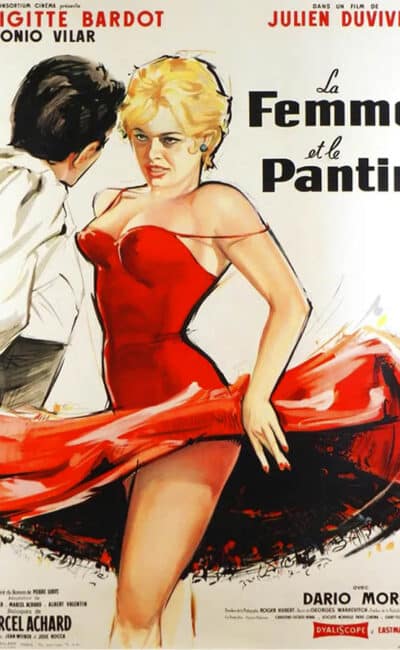 La femme et le pantin de Julien Duvivier, affiche (1959)