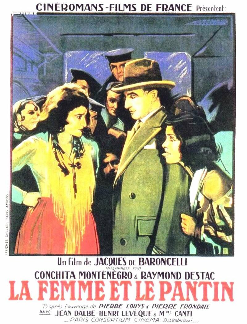 La femme et le pantin, l'affiche