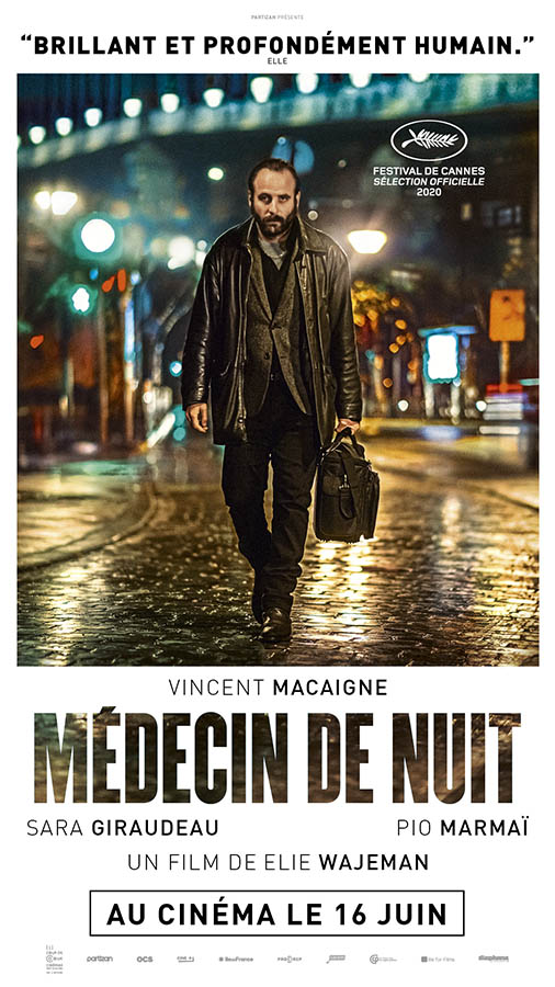 Médecin de nuit, affiche portrait du film d'Elie Wajeman