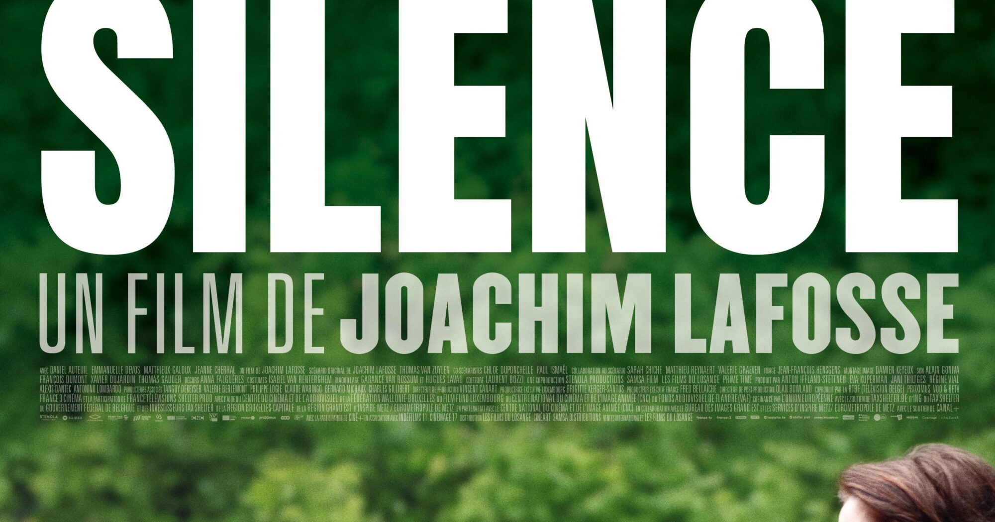 Affiche d'Un silence, avec Daniel Auteuil et Emmanuelle Devos