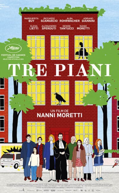 Tre Piani de Nanni Moretti, affiche