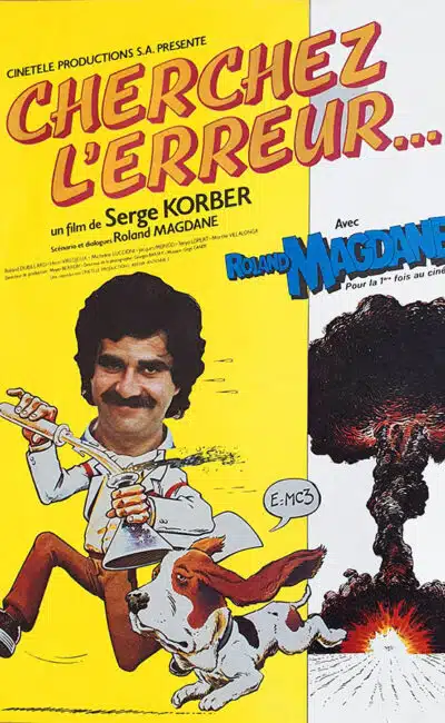 Cherchez l'erreur de Serge Korber, avec Roland Magdane. Affiche.