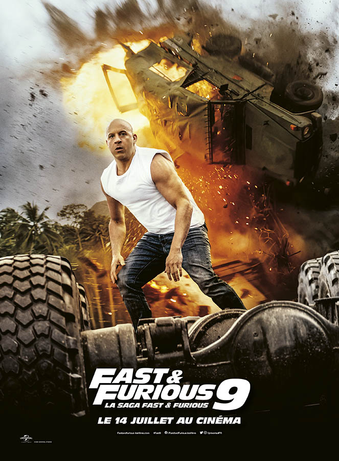 Affiche définitive alternative de Fast & Furious 9 La saga Fast & Furious