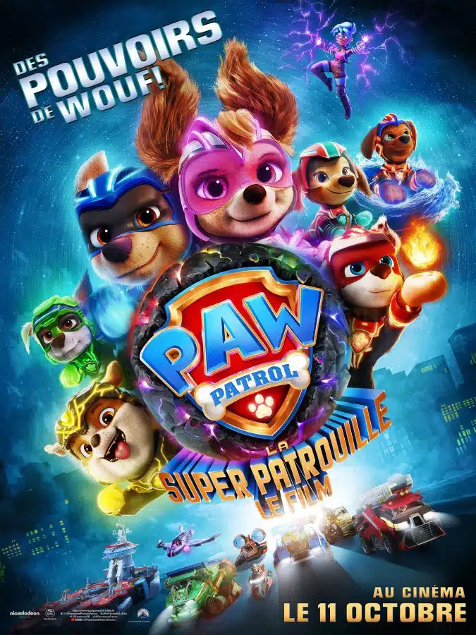Paw Patrol, La Super Patrouille le film, affiche