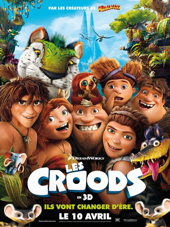 Les Croods, affiche du premiervolet (2013)