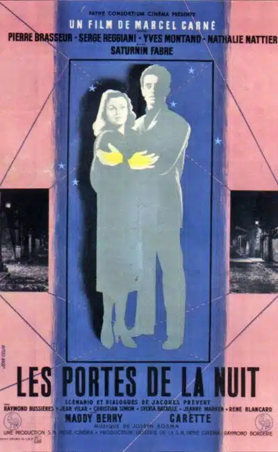 Affiche des Portes de la nuit de Marcel Carné