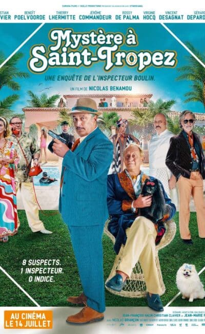 Mystère à Saint-Tropez, l'affiche