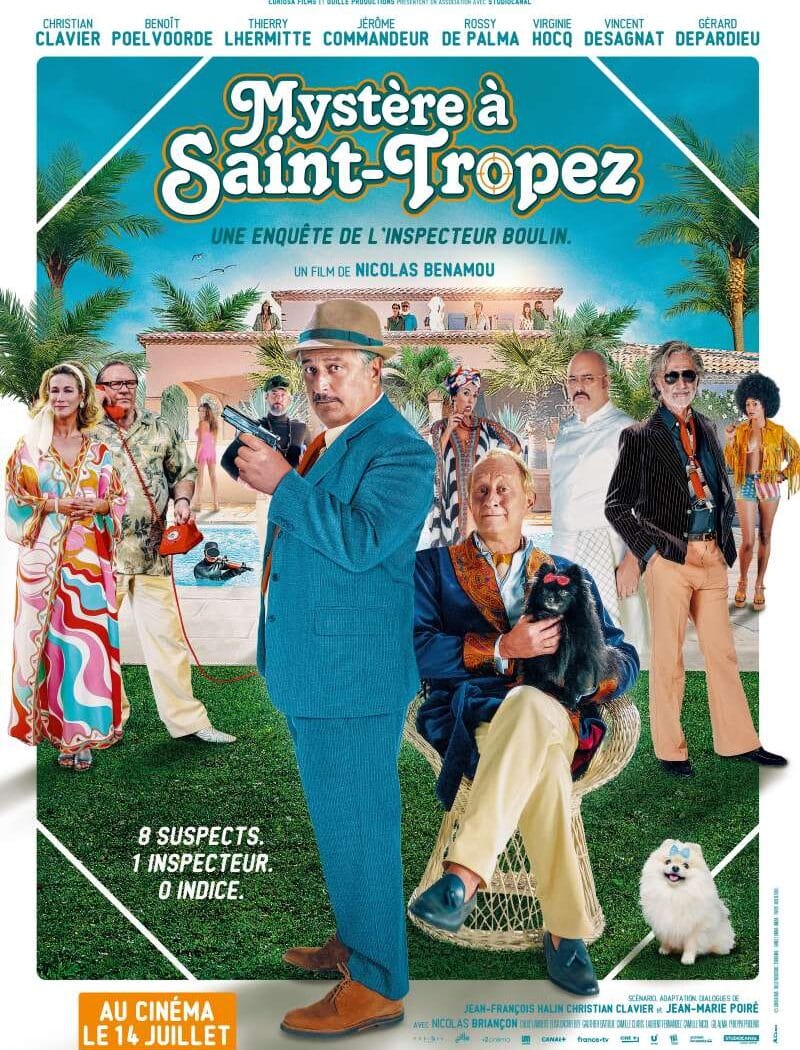 Mystère à Saint-Tropez, l'affiche