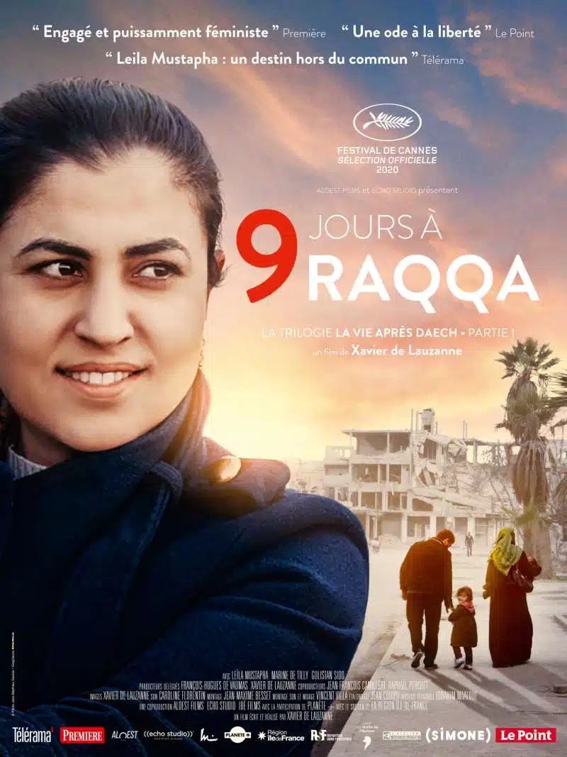 9 jours à Raqqa, l'affiche