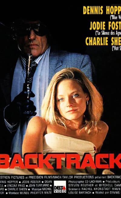 Backtrack en VHS chez Delta Vidéo, jaquette (1992)