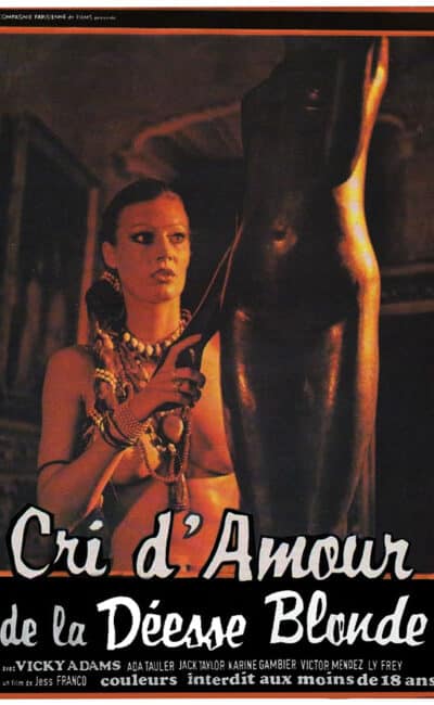 Cri d'amour de la déesse blonde, affiche restaurée