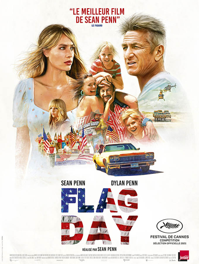 Flag Day, affiche du film de Sean Penn