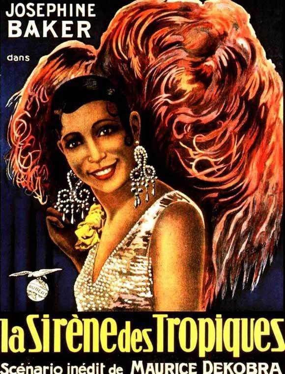 Affiche de La sirène des tropiques avec Joséphine Baker