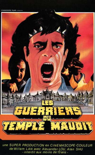 Les guerriers du temple maudit, affiche (1985)