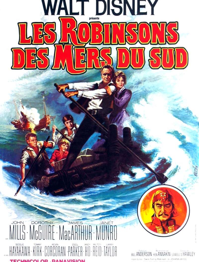 Les Robinsons des mers du sud, l'affiche