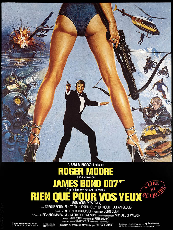 Rien que pour vos yeux, affiche française (James Bond)