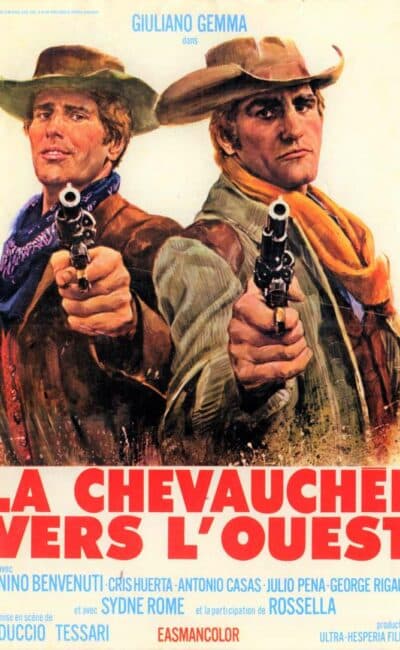 La chevauchée vers l'Ouest, l'affiche