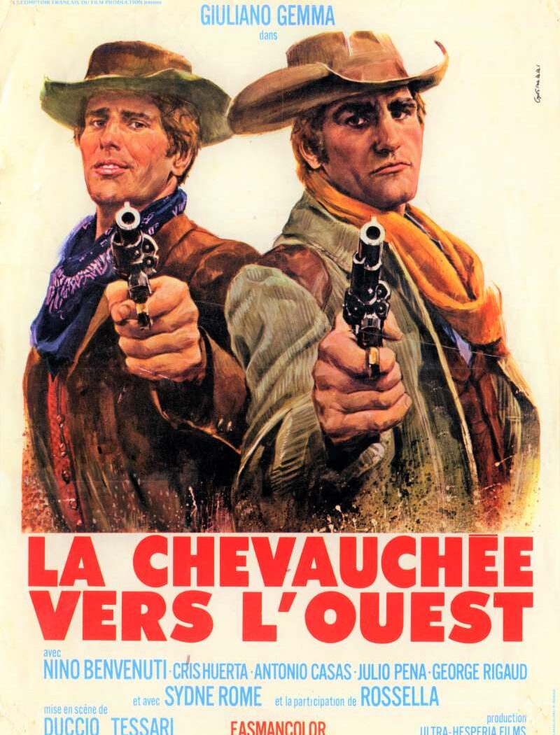 La chevauchée vers l'Ouest, l'affiche