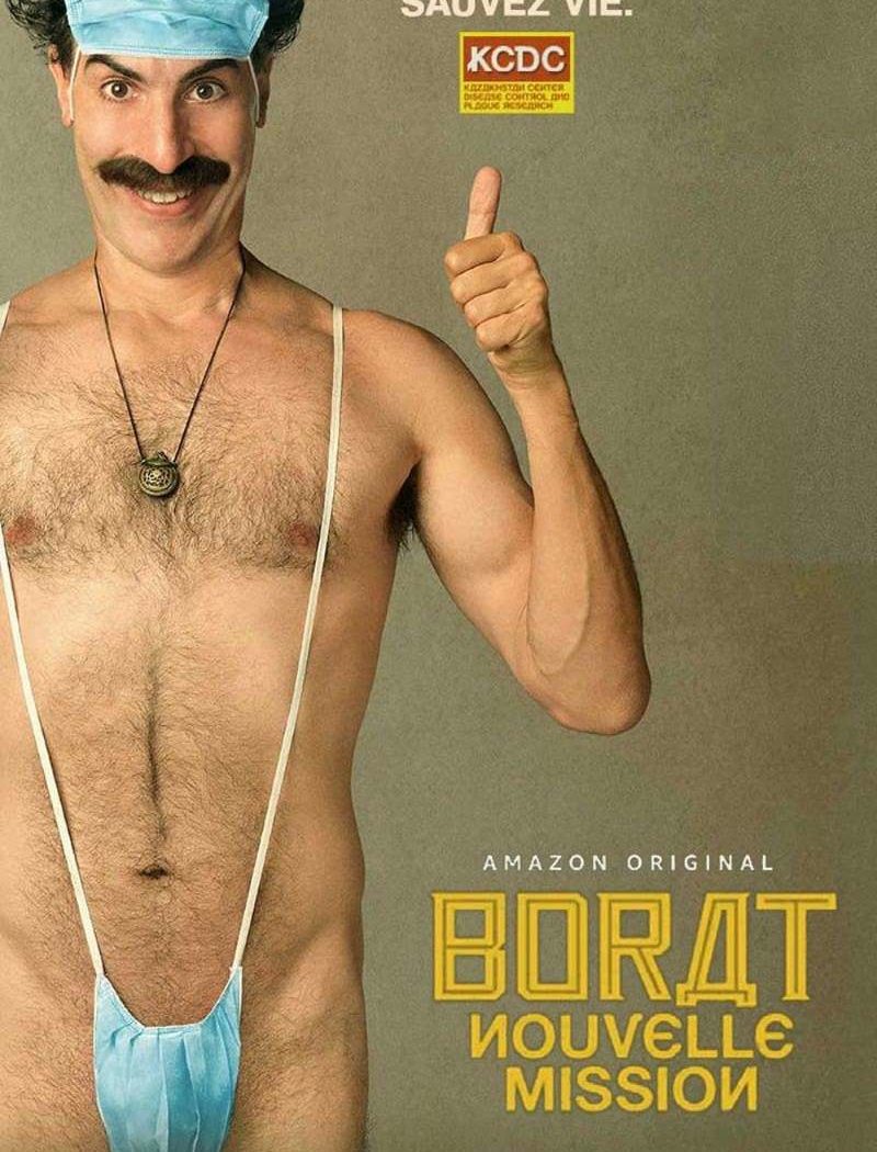 Borat, nouvelle mission filmée, l'affiche VOD