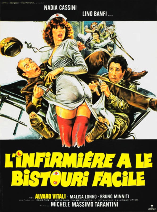 L'infirmière a le bistouri facile - VHS | Rakuten L'infirmière a le bistouri facile, affiche