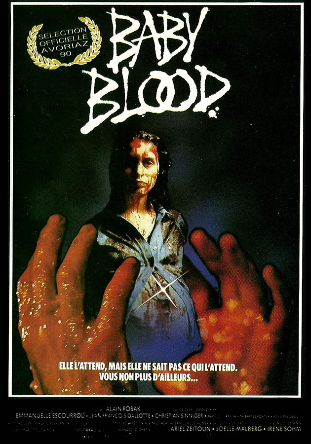 Baby Blood, sélection officielle Avoriaz 1990, affiche