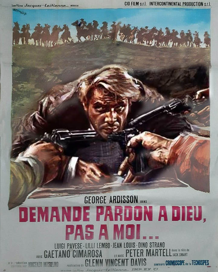 Demande pardon à dieu, pas à moi, affiche rare 120 X 160
