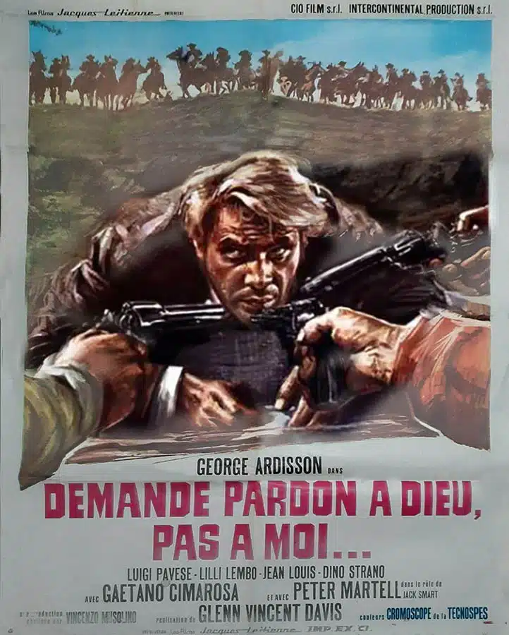 Demande pardon à dieu, pas à moi, affiche rare 120 X 160