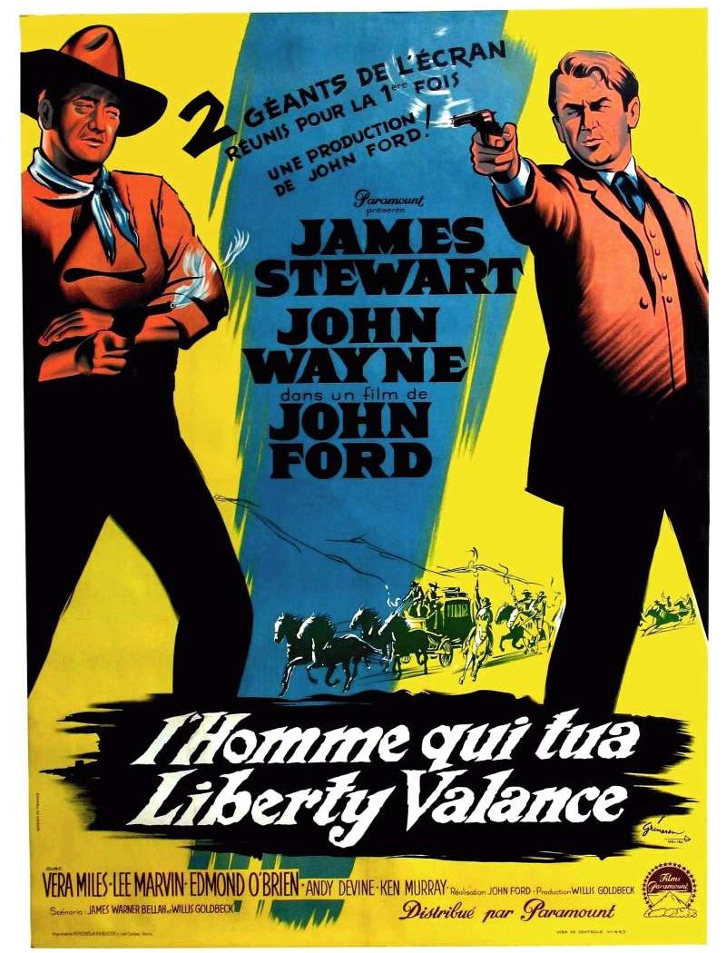 L'homme qui tua Liberty Valance, l'affiche