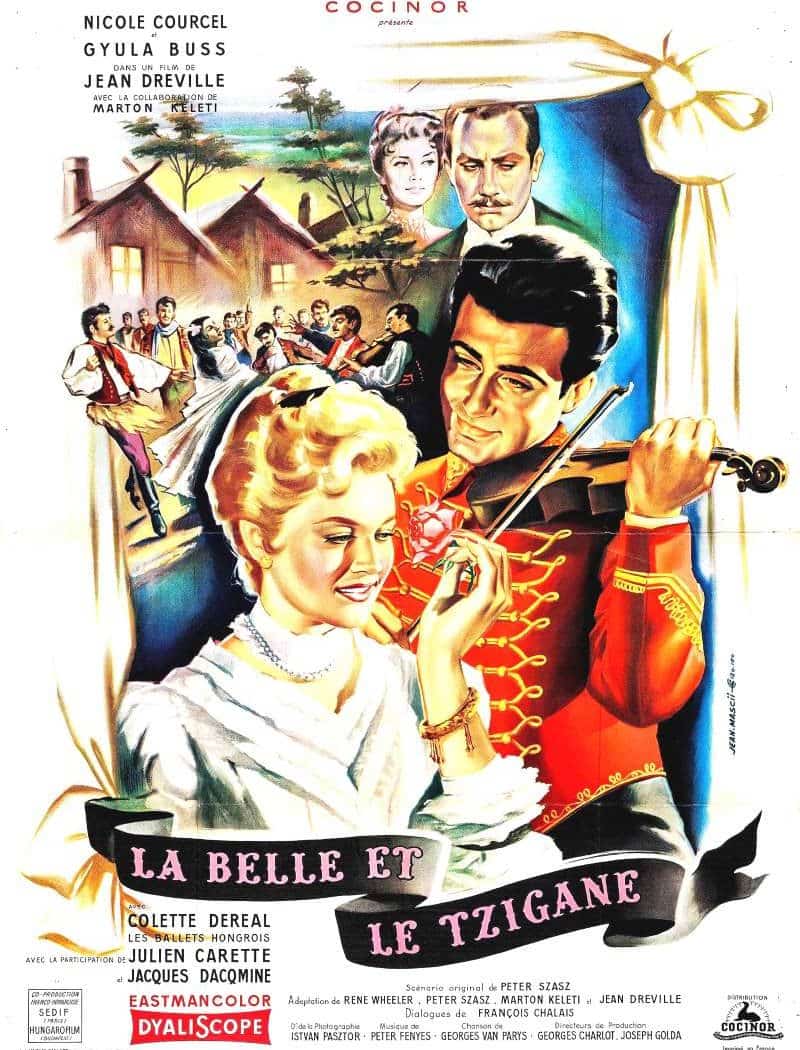 La belle et le tzigane, l'affiche