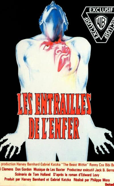 Les entrailles de l'enfer, VHS France Warner Home Vidéo