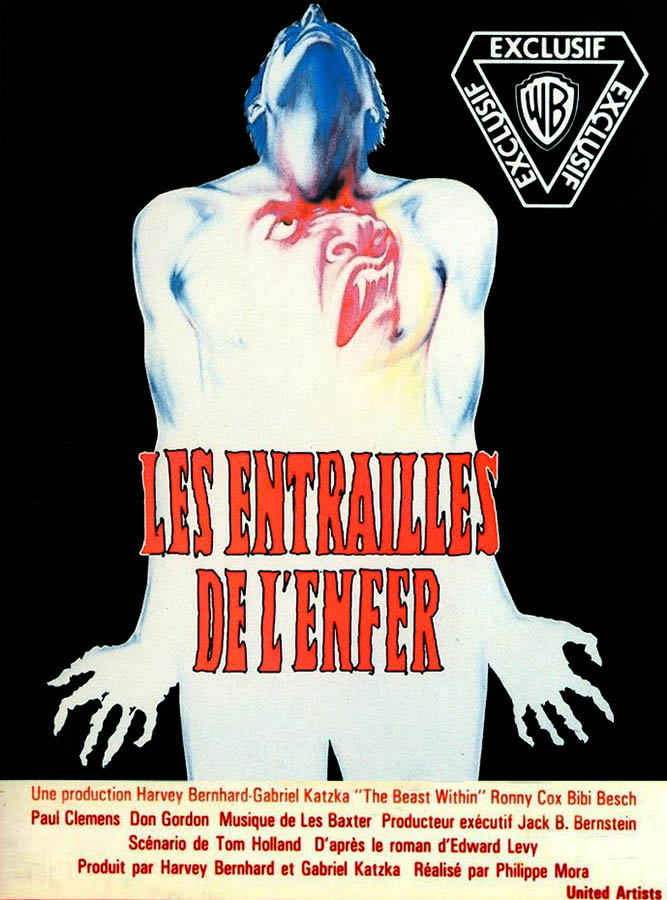 Les entrailles de l'enfer, VHS France Warner Home Vidéo