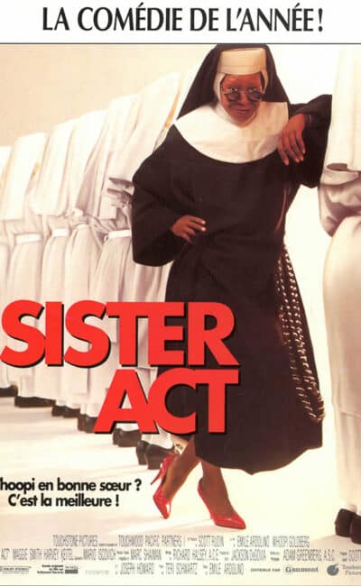 Sister Act, affiche du film avec Whoopi Goldberg