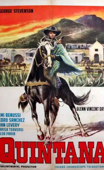 Affiche du film trois tombes pour Quintana