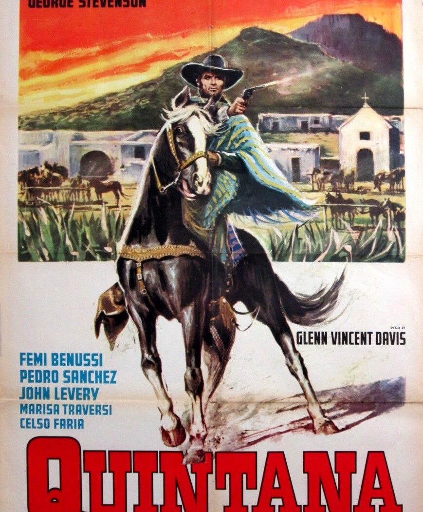 Affiche du film trois tombes pour Quintana