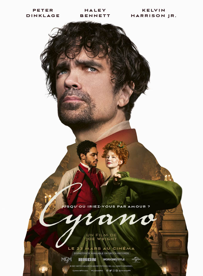 Cyrano (2021), affiche du film de Joe Wright