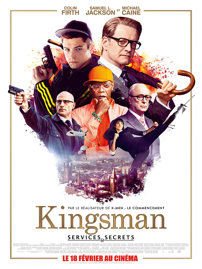 Kingsman Services Secrets, affiche du premier film (2015)
