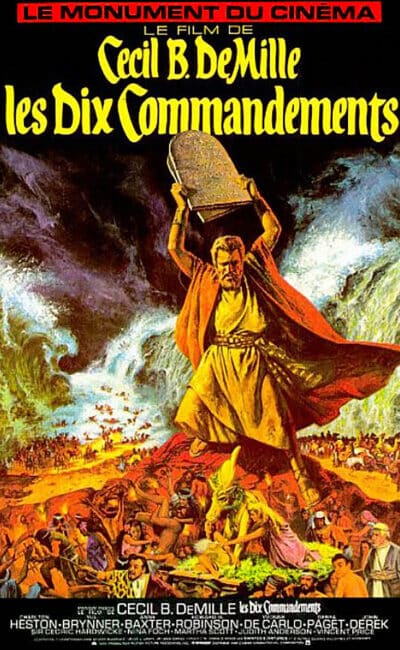 Les dix commandements, affiche du film
