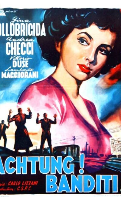 Achtung! Banditi!, l'affiche belge