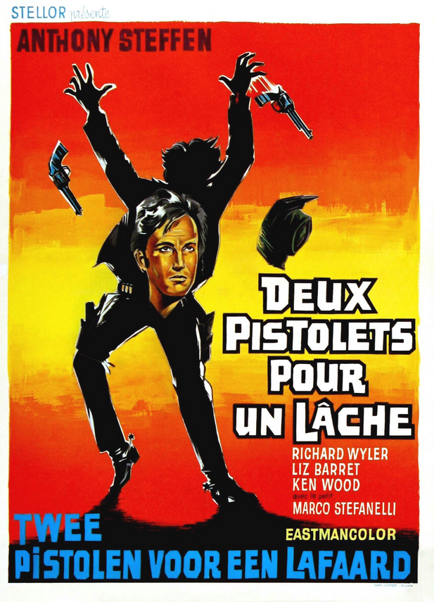 Affiche belge du film 2 postolets pour un lâche