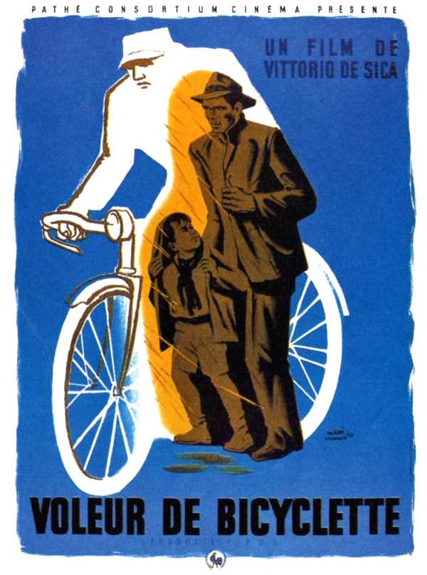 Le voleur de bicyclette, l'affiche