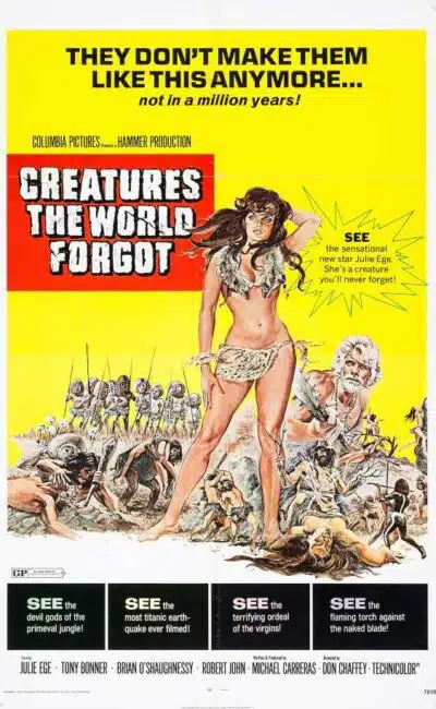 Violence et sexe aux temps préhistoriques, l'affiche anglaise