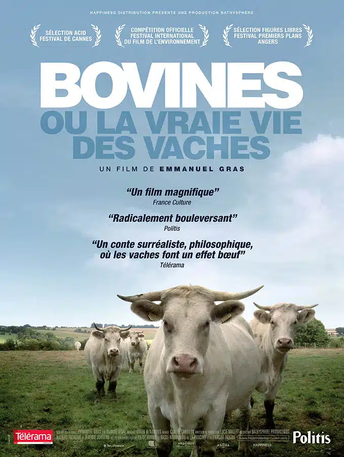 Bovines ou la vraie vie des vaches, affiche