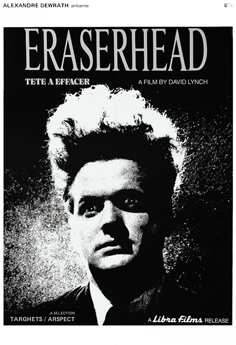 Eraserhead, tête à effacer, affiche 1980 , première sortie française