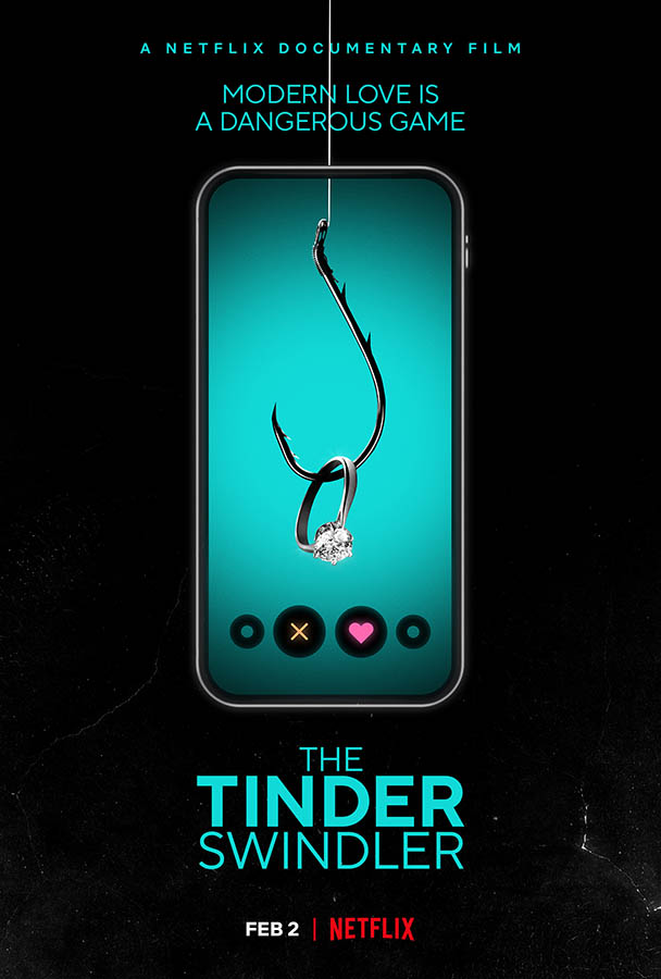 L'arnaqueur de Tinder, affiche