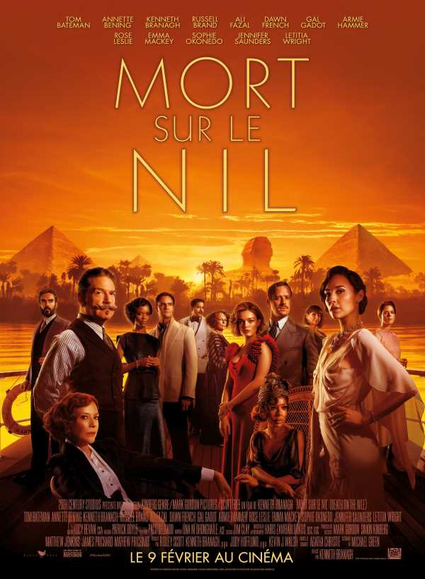 Mort sur le Nil 2022, l'affiche