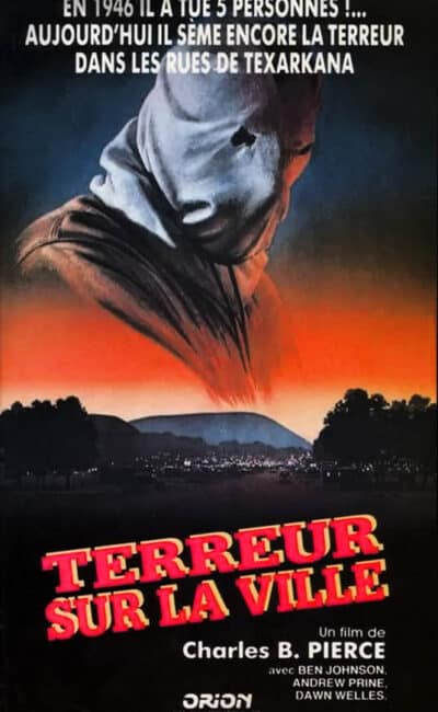 Terreur sur la ville, jaquette VHS 1985 GCR Orion