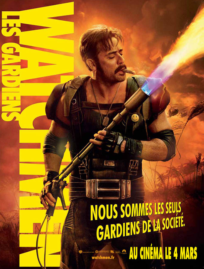 Watchmen : les gardiens, affiche personnage Jeffrey Dean Morgan