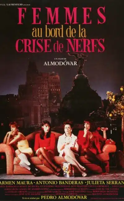 Femmes au bord de la crise de nerfs, l'affiche